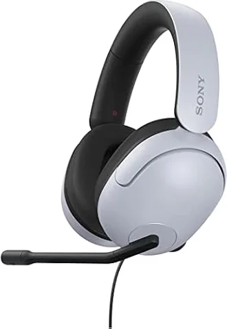 ソニー ゲーミングヘッドセット INZONE H3 MDR-G300: 有線 / 立体音響 / 低遅延 / 長時間使用しても疲れづらい / ブームマイク付き / PS5 Switch / テレワークでも使える / EVO Japan 2023公式競技ギア / ホワイト