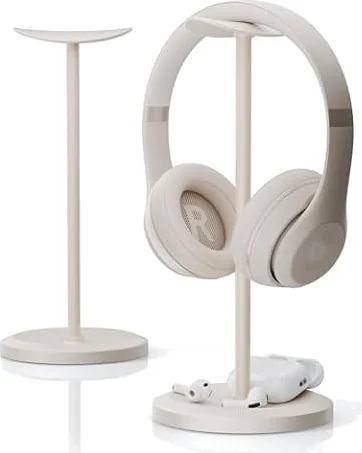 Tiiletzote ヘッドホンスタンド、デスクトップヘッドセットホルダー、スターライト。