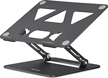 アオビホ(Aoviho) ノートパソコンスタンド 折りたたみ式 アルミ製 ブラック
