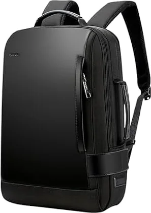[BOPAI] ビジネスリュック バックパック 15.6インチノートパソ対応 リュックサック メンズ パソコンバッグ 大容量 コンパートメント 盗難防止 防水 USB充電ポート搭載 ブラック