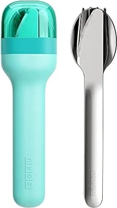 ZOKU ポケット ユーテンシル セット ティール フォーク スプーン カトラリー