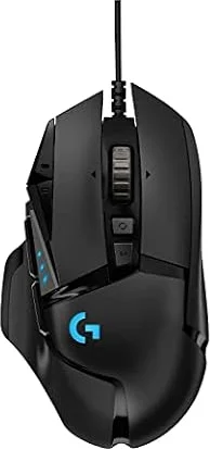 Logicool G ゲーミングマウス G502 有線 USB 接続 マウス HERO 25Kセンサー G502RGBhr LIGHTSYNC RGB 11個プログラムボタン FPS / MMO / RPG ブラック PC windows mac 国内正規品 【 ファイナルファンタジーXIV 推奨周辺機器 】