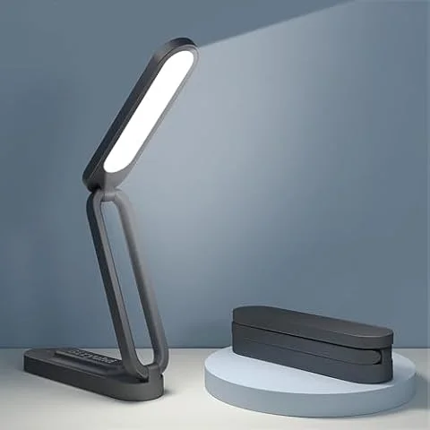 Giryuhd LEDデスクランプ オフィスホーム&バッテリー駆動ランプ 充電式ランプ 折りたたみ式&ポータブルライト LEDデスクライトストリップ 3つの明るさ 調光可能 小型デスクランプ ワイヤレス読書ランプ