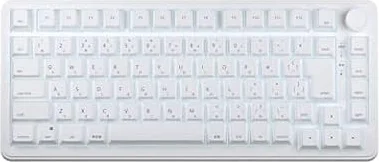 AIM1 瞬 ラピッドトリガー 0.01mm ゲーミングキーボード 日本語配列 75%サイズ ポーリングレート8000Hz MATATAKI ホワイト