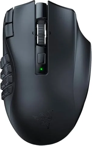 Razer(レイザー) Naga V2 HyperSpeed MMOに最適な多ボタンのワイヤレスゲーミングマウス プログラム可能な19ボタン フリースピンまたはタクタイルスクロールホイール HyperSpeed Wireless Bluetooth Focus Pro 30K オプティカルセンサー ナーガ ブイツー ハイパースピード 【日本正規代理店保証品】