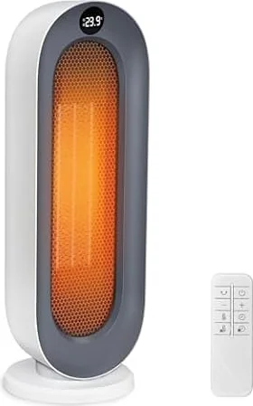 『2027冬新型』セラミックヒーター 【ECO知能恒温 節電対策】 セラミックファンヒーター 暖房器具 省エネ 電気 首振り 3段階温度調整