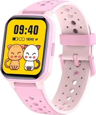 キッズスマートウォッチガールズボーイズ、子供用フィットネストラッカーウォッチ、Kids Smart Watch、1.54インチDIYダイヤル、20スポーツモード、ゲーム、 歩数計、IP68防水、多言語 多種機能付き 日語説明書付き 誕生日プレゼント、女の子男の子用おもちゃギフト、6～14歳 (ピンク/Pink)