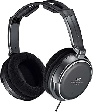 JVCケンウッド JVC HA-RZ510 ヘッドホン 有線 密閉型 ステレオ ブラック 室内用(テレビ・ゲーム向け) 1.2m+延長2.3mコード付き