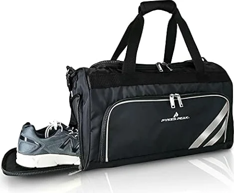PYKES PEAK ボストンバッグ 30L スポーツバッグ ゴルフバッグ ジム 旅行 大容量 防水加工 シューズインポケット付 メンズ レディース
