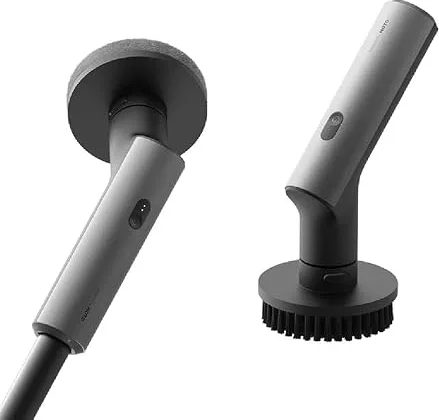 HOTO 電動スピンスクラバー 6種ブラシ IPX7防水 90-120cm伸縮ロッド コードレス