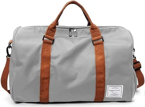 RIMINA ボストンバッグ 【雑誌掲載！ポケット改良】 旅行バッグ ジムバック スポーツバッグ 3WAY シューズ収納 大容量 メンズ レディース ユニセックス 乾湿分離 アウトドア 機内持込 グレー