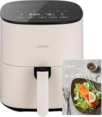 COSORI コソリ ノンフライヤー 4.7L 大容量 エアフライヤー 最高温230℃ タイマー アイボリー CAF-L501-WJP