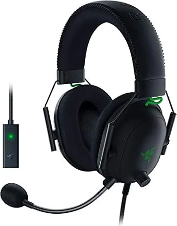 Razer BlackShark V2 ゲーミングヘッドセット USBサウンドカード付 ヘッドセット USB 3.5mmアナログ THX 7.1ch 立体音響 特許技術採用チタンコート50mmドライバー 単一指向性マイク ノイズキャンセリング 高遮音性イヤーカップ 軽量262g PC PS4 PS5 Nintendo Switch 【日本正規代理店保証品】 RZ04-03230100-R3M1