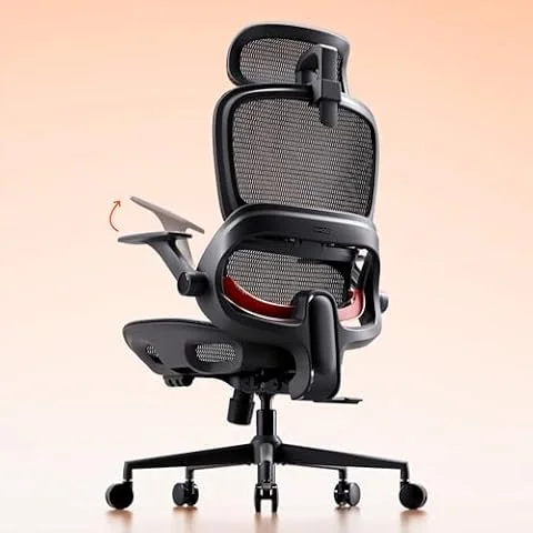 SIHOO B100 オフィスチェア／デスクチェア メッシュチェア 人間工学 疲れない ブラック