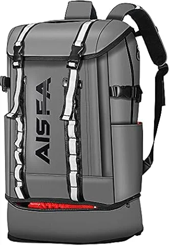[AISFA] リュックメンズ リュックサック バックパック スクエア 30L 防水15.6インチ PC ビジネス ラップトップバック USB充電ポート付き アウトドア旅行 防災 通勤 靴/弁当収納
