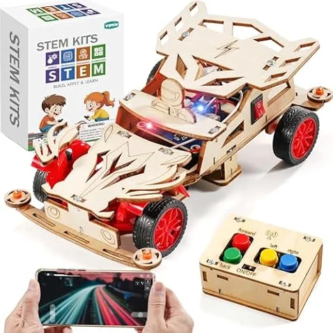 STEMキット、8~10歳のお子様用、STEMおもちゃ、8~13歳向けモデルカー組み立てキット。
