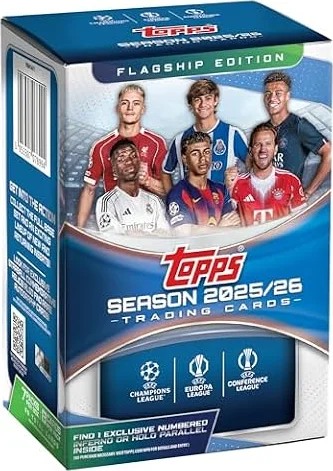 2025-26 Topps UEFAクラブコンペティションサッカー - 工場密封 - バリューボックス