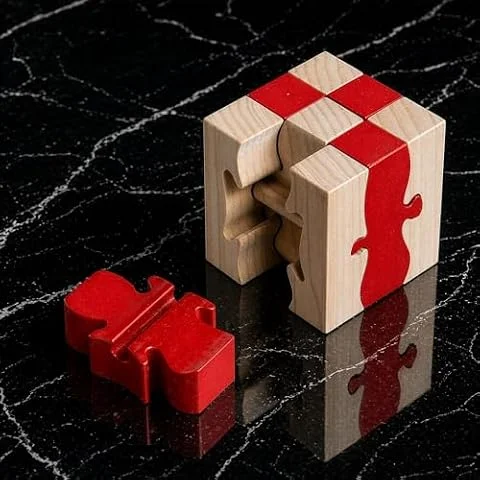 ︎モンキーパズル9ピース（ 脳トレ 木のおもちゃ 知育玩具 頭脳活性 ） 木のおもちゃ 知育玩具 積木 ランキング 1歳 1歳半 2歳 3歳 4歳 5歳 男の子 女の子 ネジ ブロック ギフト 大人向け 誕生日 誕生祝い 安全 安心 国産 日本製